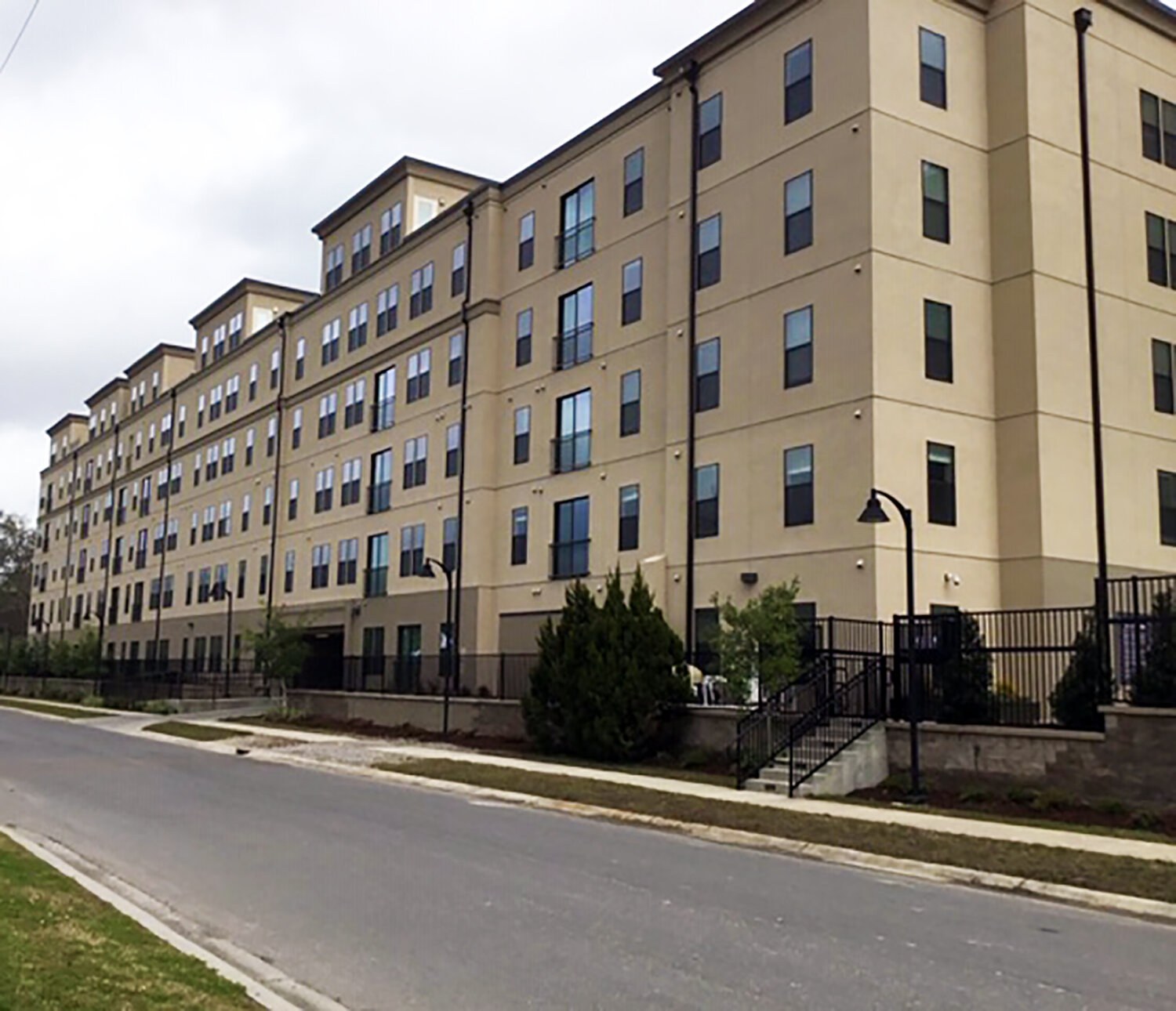 Residential development exterior finish